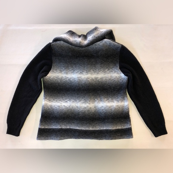 Ombre Mohair Blend AVETTE Jacket Faux Flap Pockets (M) - Picture 8 of 17